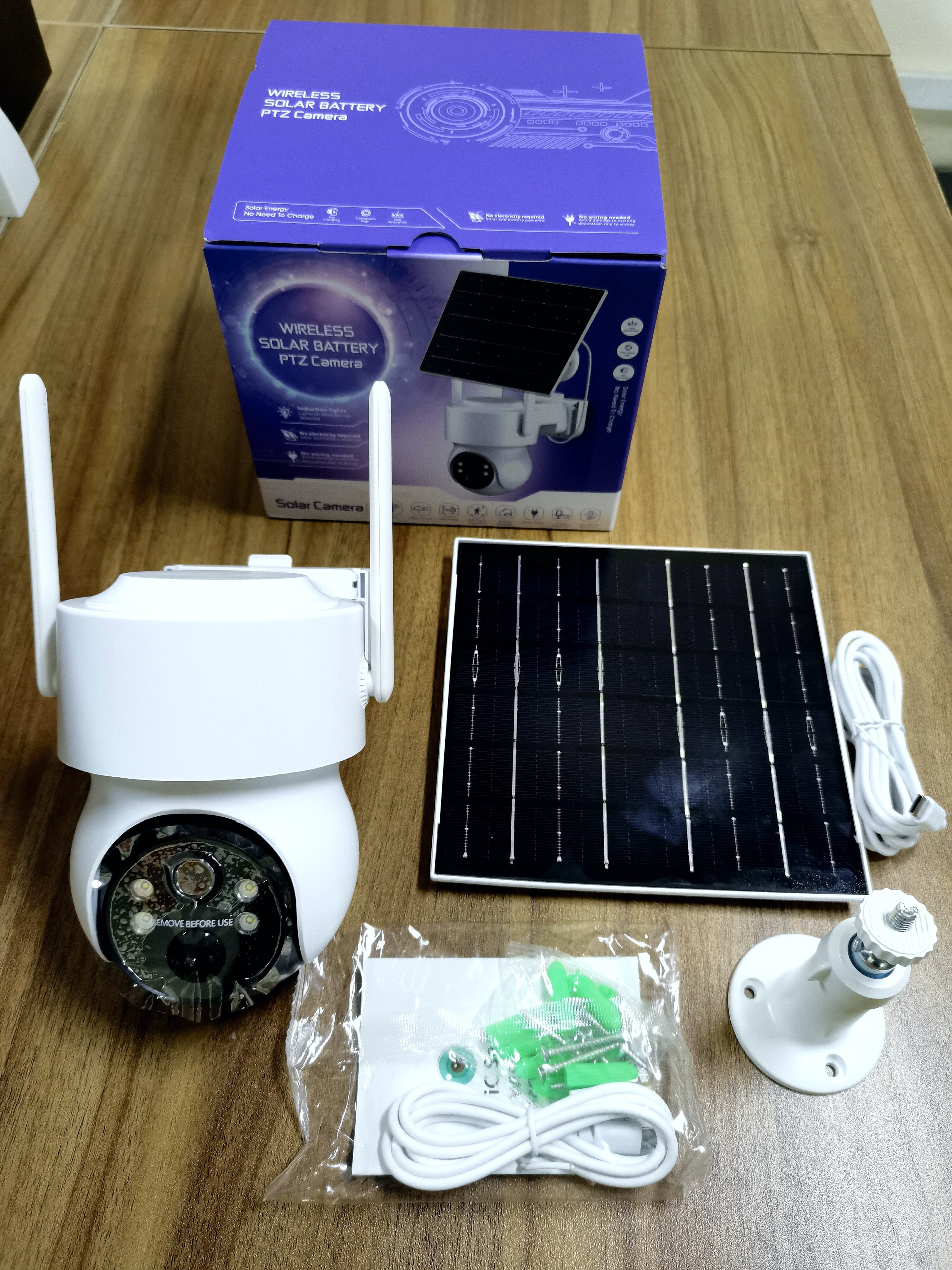 Regis New Icsee 4MP 1.5 inch Wifi Mini Camera Pir Humanoid Trigger Night Vision Cctv IP Security Solar Powered Camera
