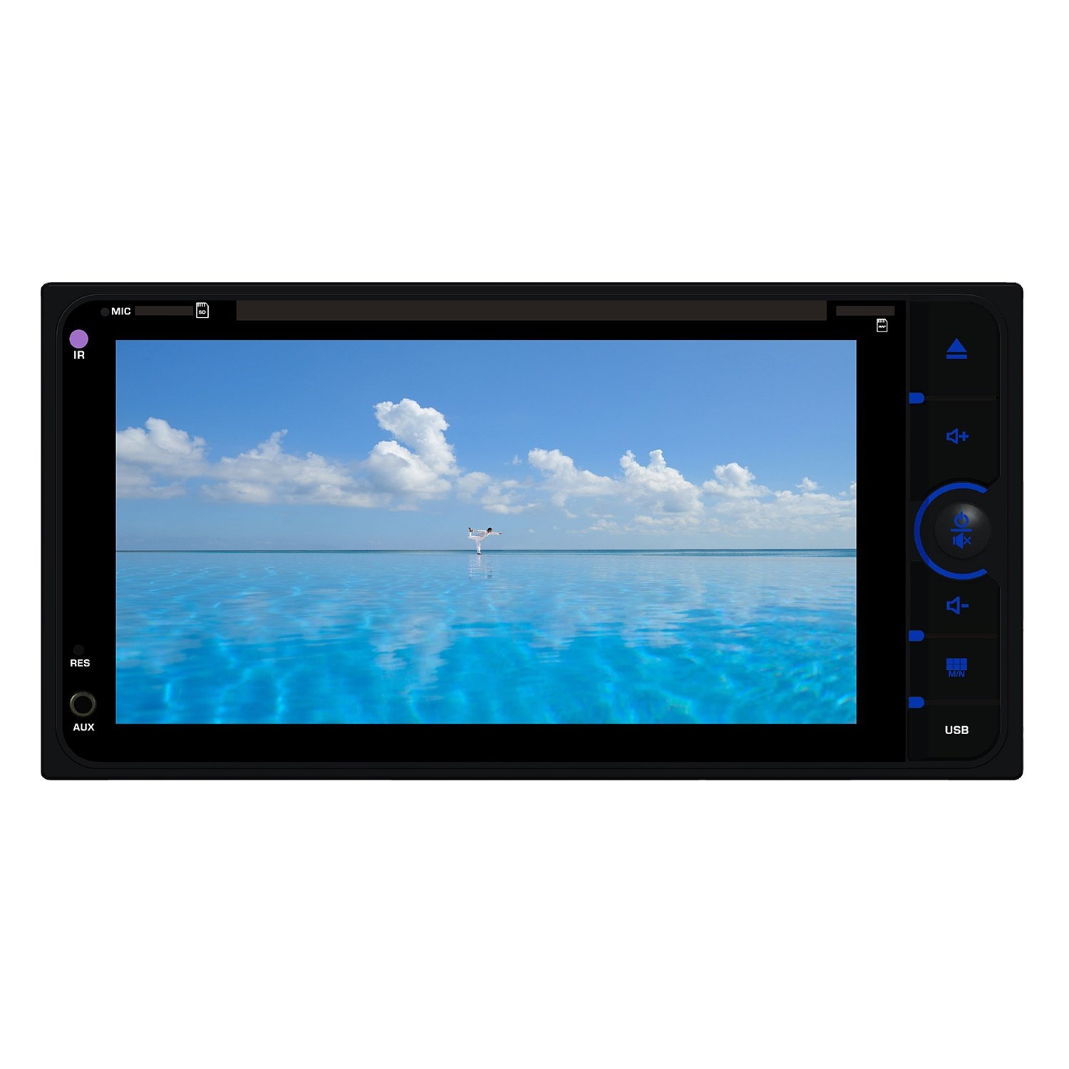 New car LCD portable analog TV car radio Universal touch screen radio with GPS navigation Bt