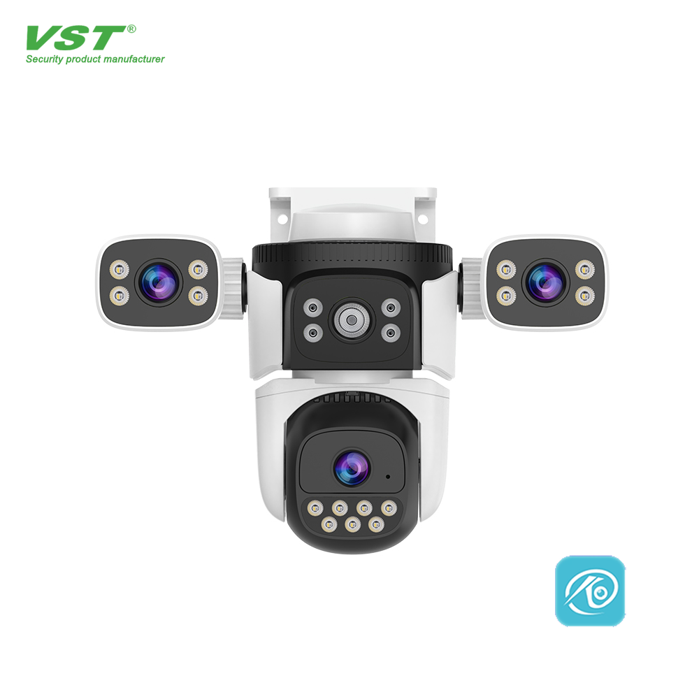 O-KAM Pro 6MP HD Dome CCTV Wireless Camera PTZ Night Vision 10X Zoom 360 Degree Monitor Three Screens Network Network Camera