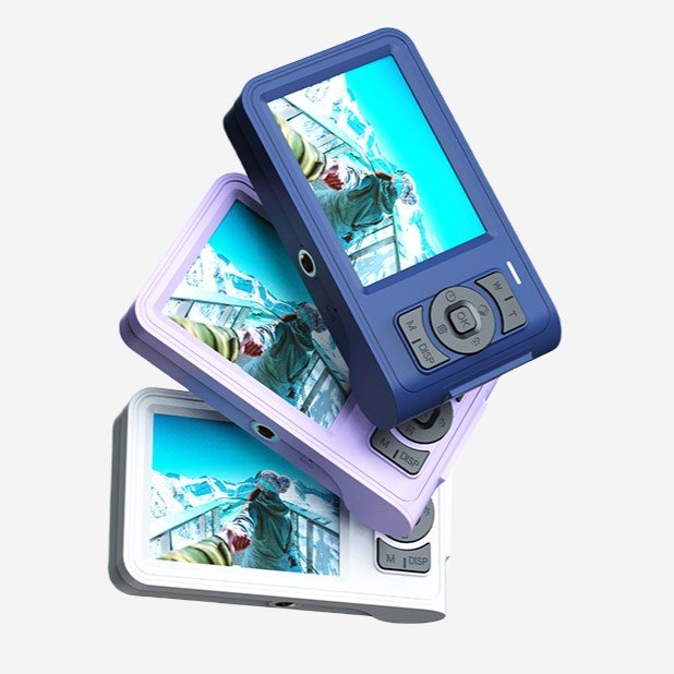 Mini Digital Camera 2.8inch Retro Camera Video Recorder Student Digital Cameras for Photography