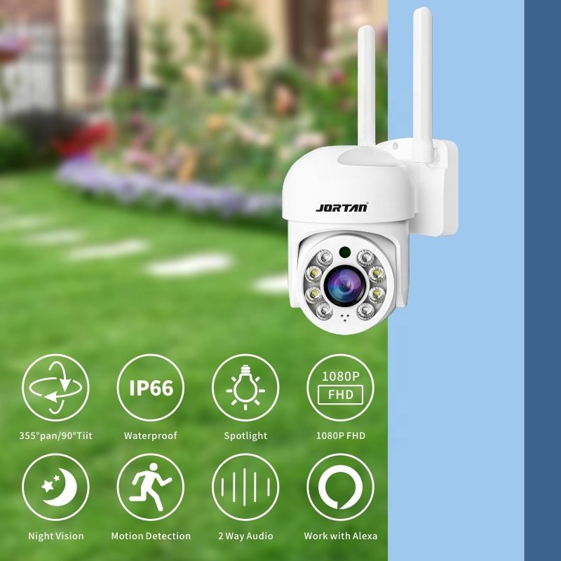 Jortan 2023 hot sell 2MP/8MP camera security yoosee wifi camera 1x zoom outdoor cameras icsee app HD security