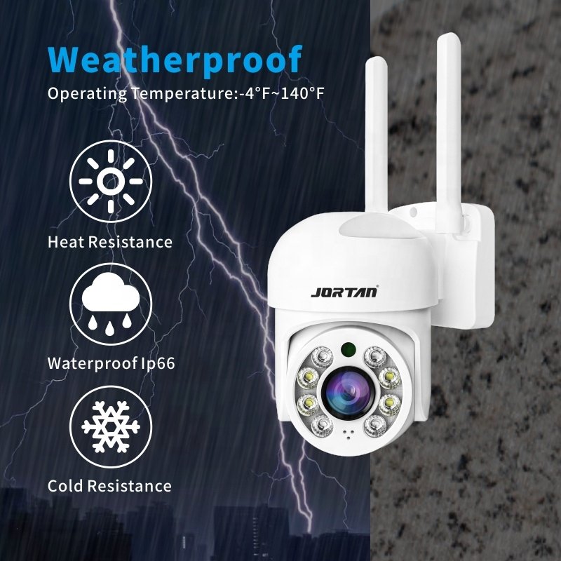 Jortan 2023 hot sell 2MP/8MP camera security yoosee wifi camera 1x zoom outdoor cameras icsee app HD security