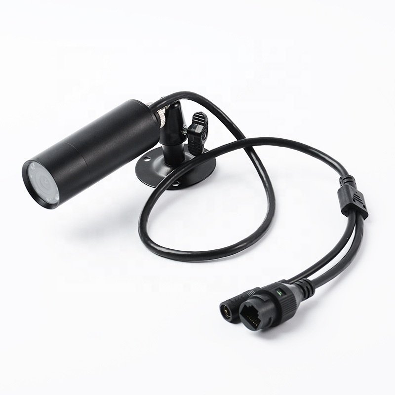 Direct Sales Small Type 1080P 3MP Network Camera Infrared IP Camera with LEDs 3.6mm/6mm Lens RJ45 Port 30*80mm