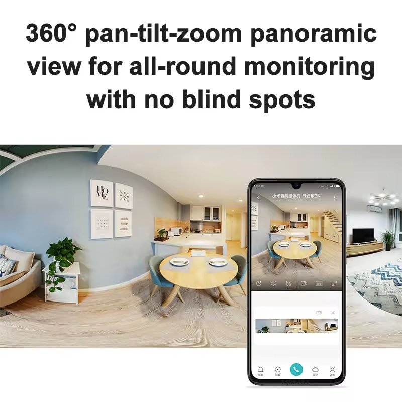 Xiaomi Smart Camera gimbal version 2K With Auto Tracking Indoor Mini Wireless Smart Home Security 1296P Surveillance Camera