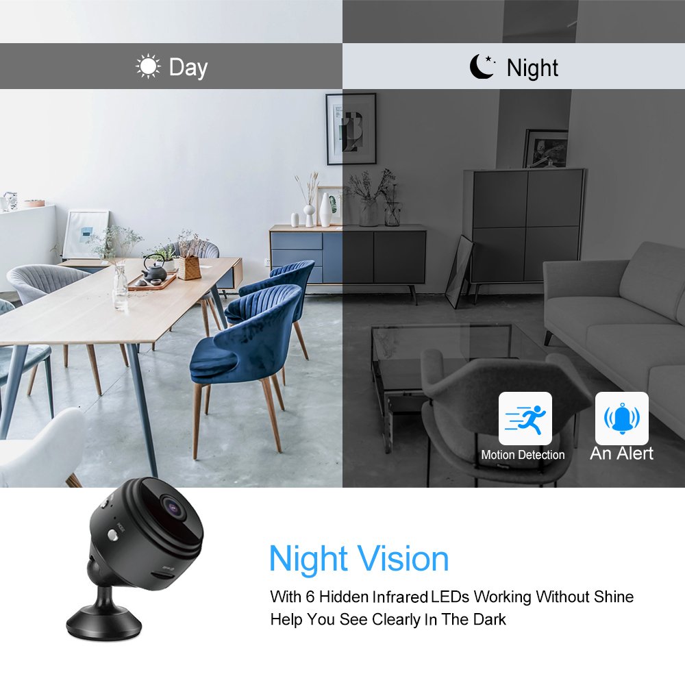 Hot Sales A9 Camera 1080p HD Resolution Super Mini WiFi Camera For Home Security mini camera