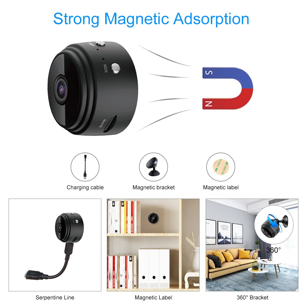 Hot Sales A9 Camera 1080p HD Resolution Super Mini WiFi Camera For Home Security mini camera