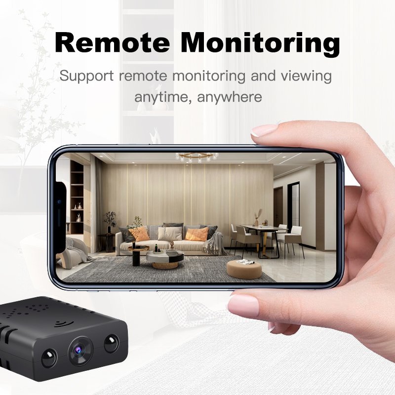 New arrival Wide Angle Lens XD Mini Smart cctv camera Remotely monitoring with night vision portable DV wifi camera wireless