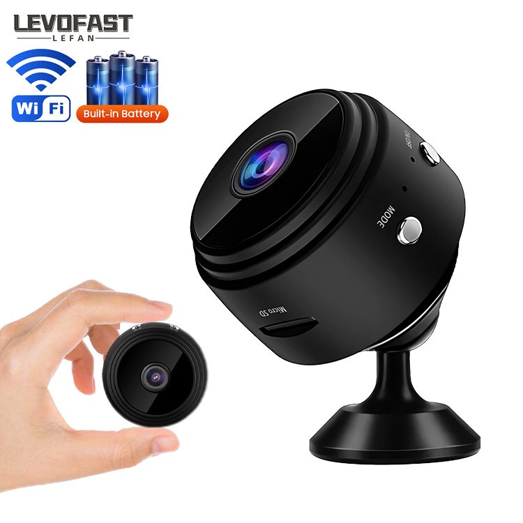 LEVOFAST Portable Mini A9 Indoor Camera Wifi Video CCTV IP Camera Cheap Battery Low Power Smart Home Security Hidden home Camera