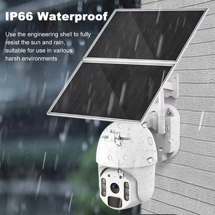 25W Solar Panel 2MP WiFi Solar CCTV PTZ Camera Outdoor 1080P Wireless Solar Security WiFi Battery Power Network Camera