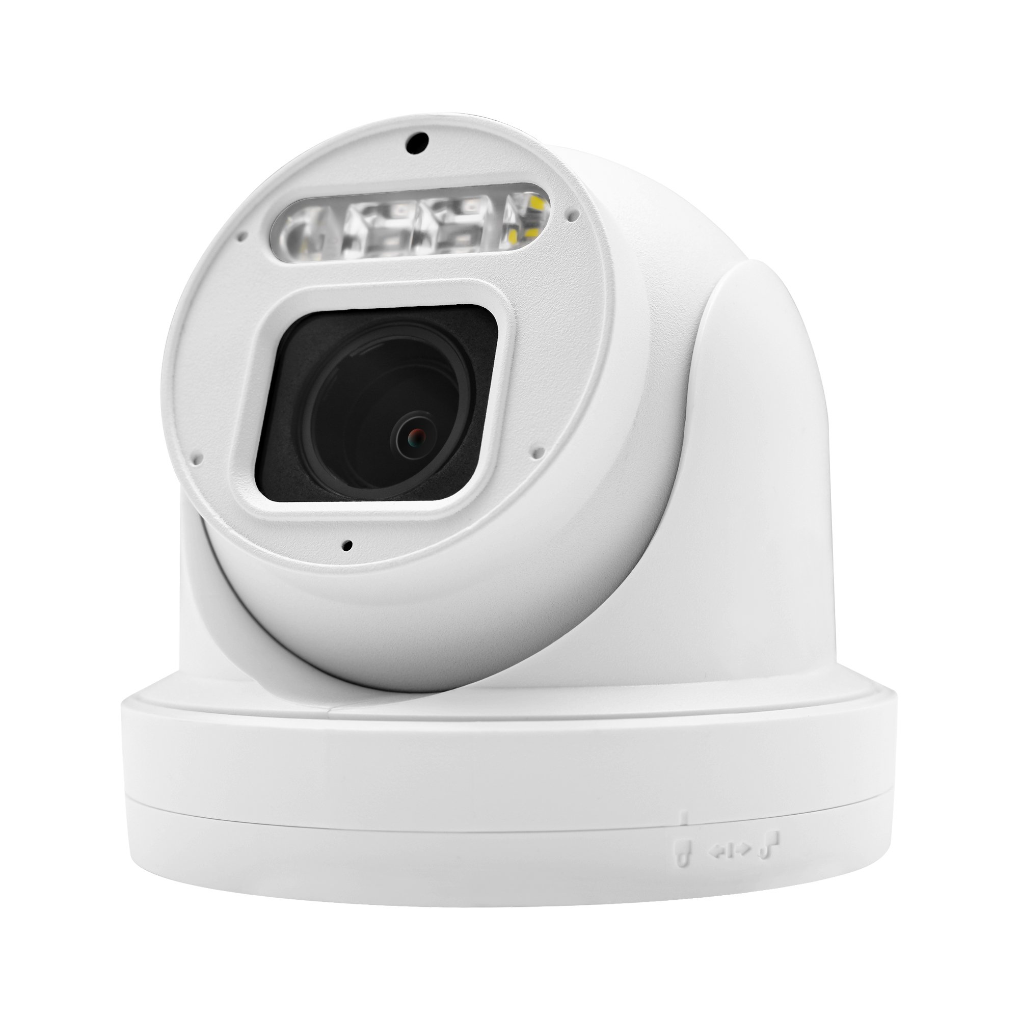 Plug and play with HIK POE NVR Son-y IMX415 8MP 4k mini dome poe IP ptz camera with 2.7-13.5mm motorized 5x optical zoom