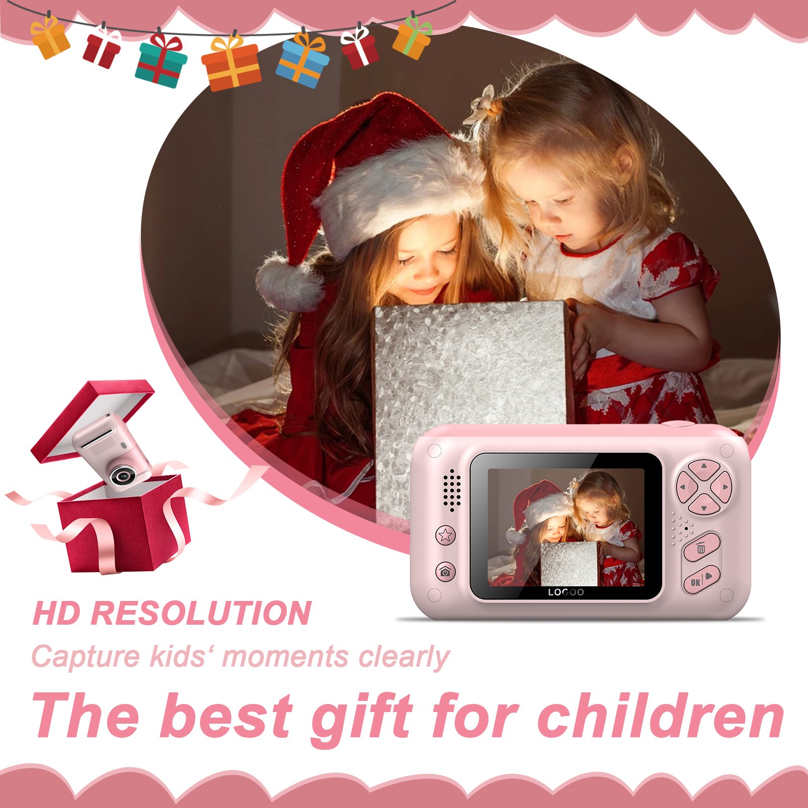 High-end Technology Manufacturing Children Video Camera Mini Gift Kids Cartoon Toys Camera