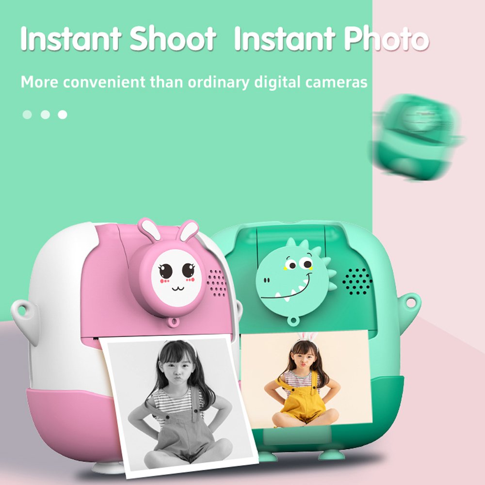 Factory Kids Print Selfie Camera Camara Instantanea Mini Printer Cameras Printing Video Camcorder With Fun Games