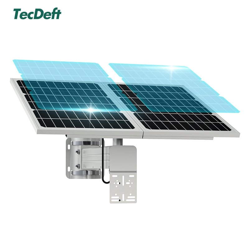 TecDeft Three Lens 4G Cctv Camera 12mp Bullet Wifi Security Solar System With Full Night Vision Auto Tracking Outdoor Camera