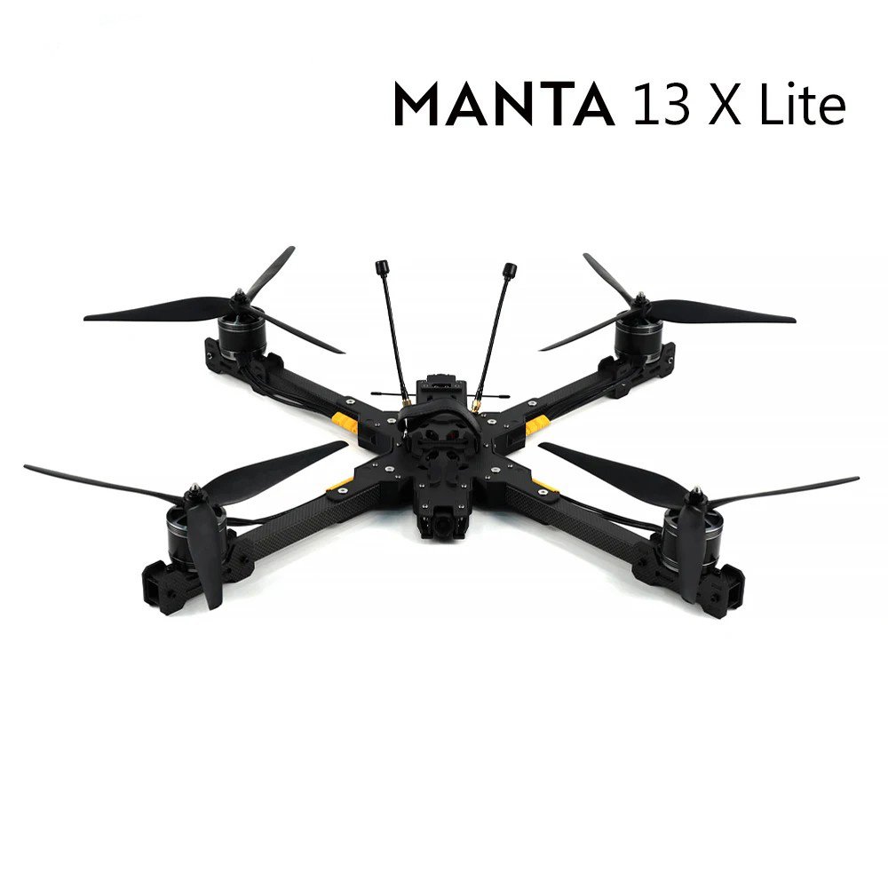 Manta 13 X Lite 13 inch BNF Long Range Heavy Payload Fast Plug 6S FPV Drone F722 ESC Motor Link HD DJ1 O3 Camera RC Quadcopter