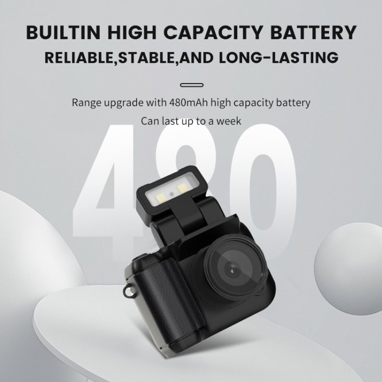 Mini Camera 1080P HD Digital Camera with Screen Portable Retro Travel Vlog Student Small Camcorder