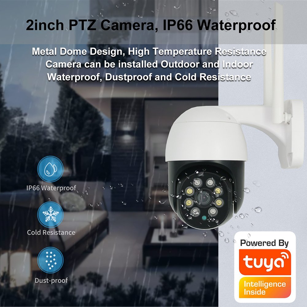 TUYA 5MP high quality outdoor ptz security cctv camera motion detection 5MP hd ip camera dome ptz
