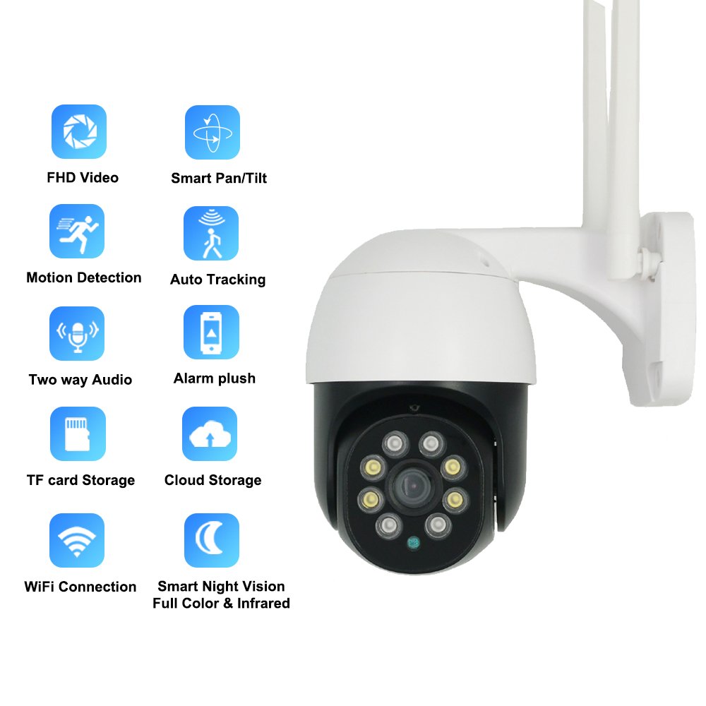 TUYA 5MP high quality outdoor ptz security cctv camera motion detection 5MP hd ip camera dome ptz
