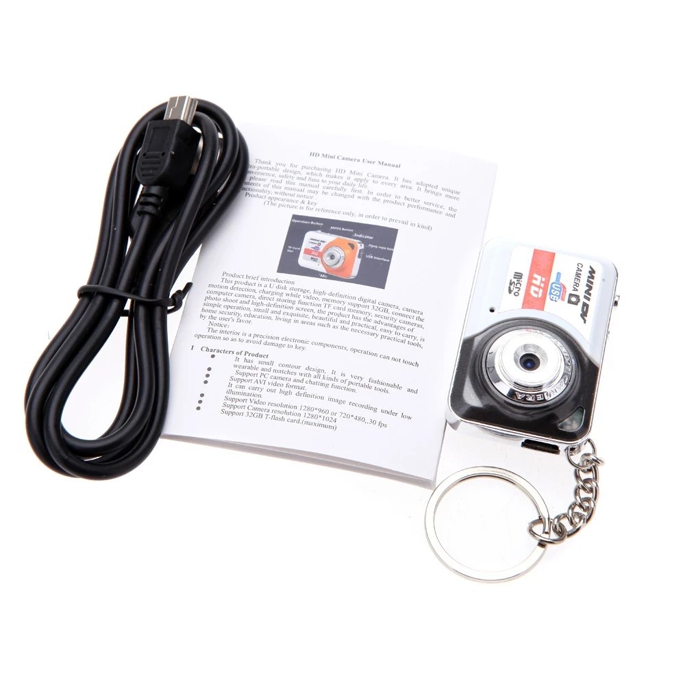 X6 Ultra Mimi Micro DV Support Camera Portable Small HD Digital Carrying Camera Voice Recorder Motion Detection Kids Gift Camera