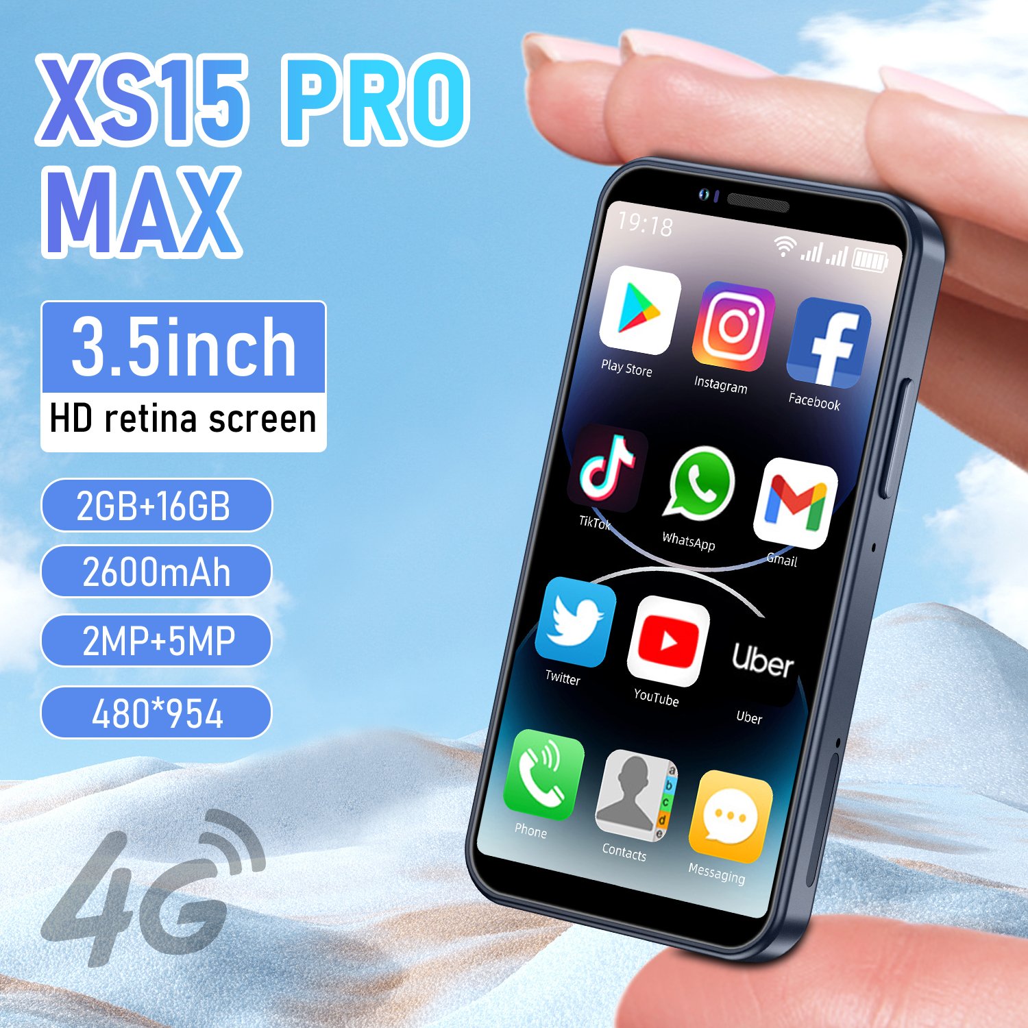 mini 3.5 inch high quality small screen cheap mobile with android 4G 5G cellphones