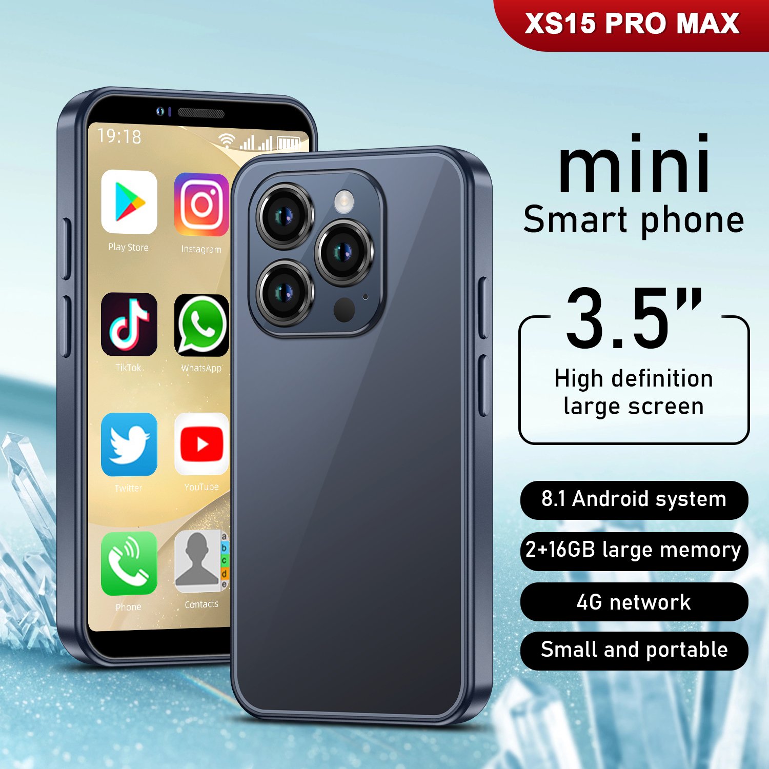 mini 3.5 inch high quality small screen cheap mobile with android 4G 5G cellphones