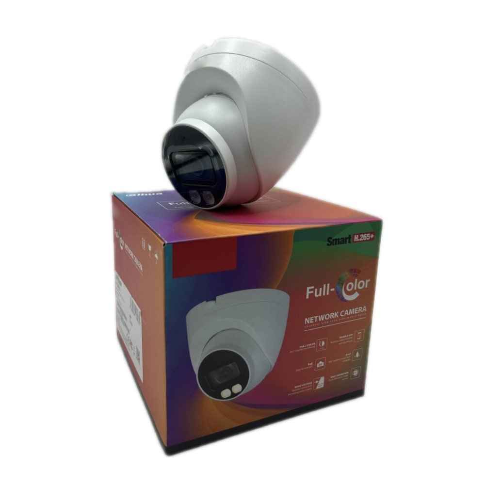 AHUA 4MP Lite Full-color Fixed-focal Eyeball Network Camera IPC-HDW2439T-AS-LED-S2
