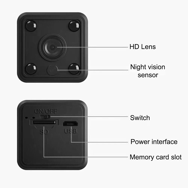 Home Security Mini Camera Hd 1080p Night Vision Camcorder Dvr Motion Detection Mini Camera Wifi