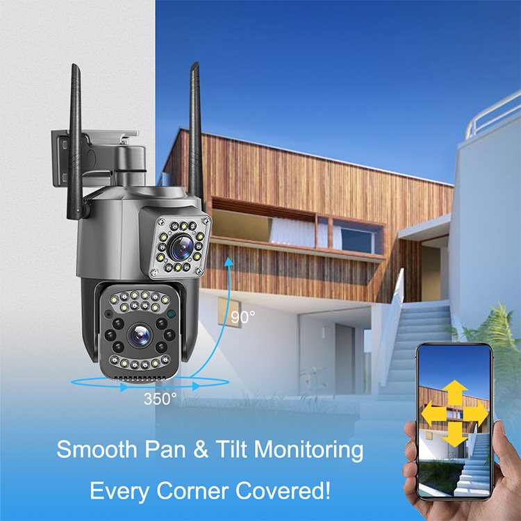 4g Sim Card Ptz Lte Security Cctv Camera 4mp Hd Outdoor Waterproof And Lightning Protection Ir Night Vision Ip Network Camera