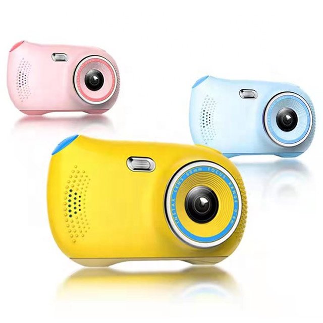 Kids Digital Camera Educational Toys Outdoor Photography Video 2.0" HD Screen Mini Camera for Child Birthday Gift