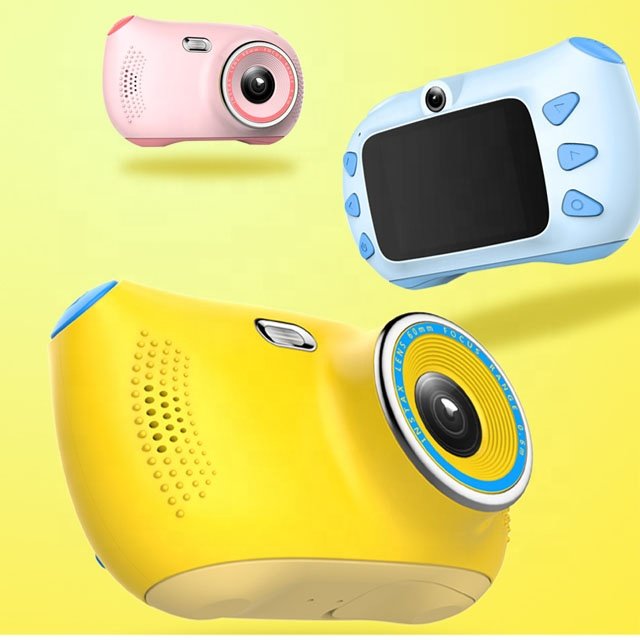 Kids Digital Camera Educational Toys Outdoor Photography Video 2.0" HD Screen Mini Camera for Child Birthday Gift
