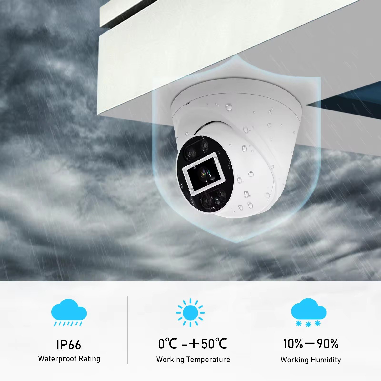 Jianvision indoor full metal dome color night vision 8mp POE 4k HD surveillance & ip cctv network security cameras
