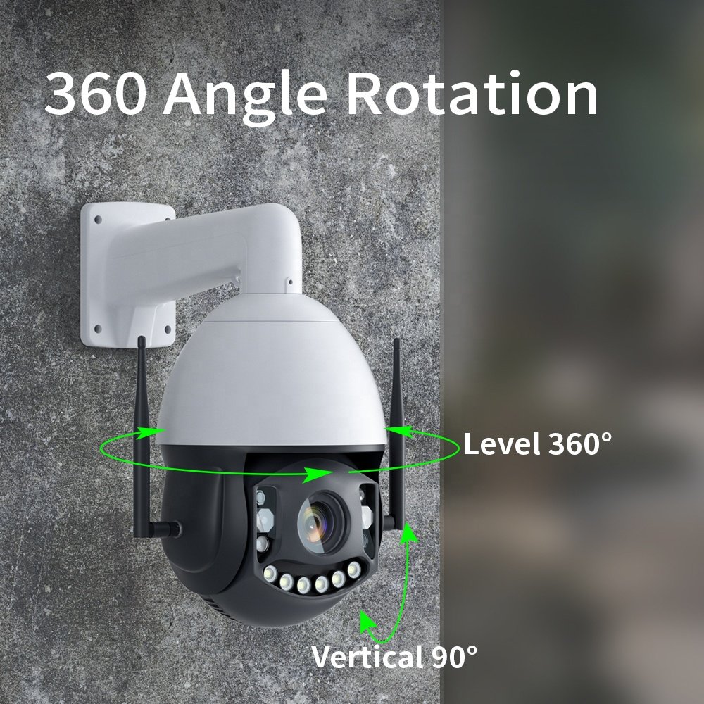 40X Waterproof 5Mp 4G Sim Card Security Camera 360 4G Network Security Camera With Sim Card Slot