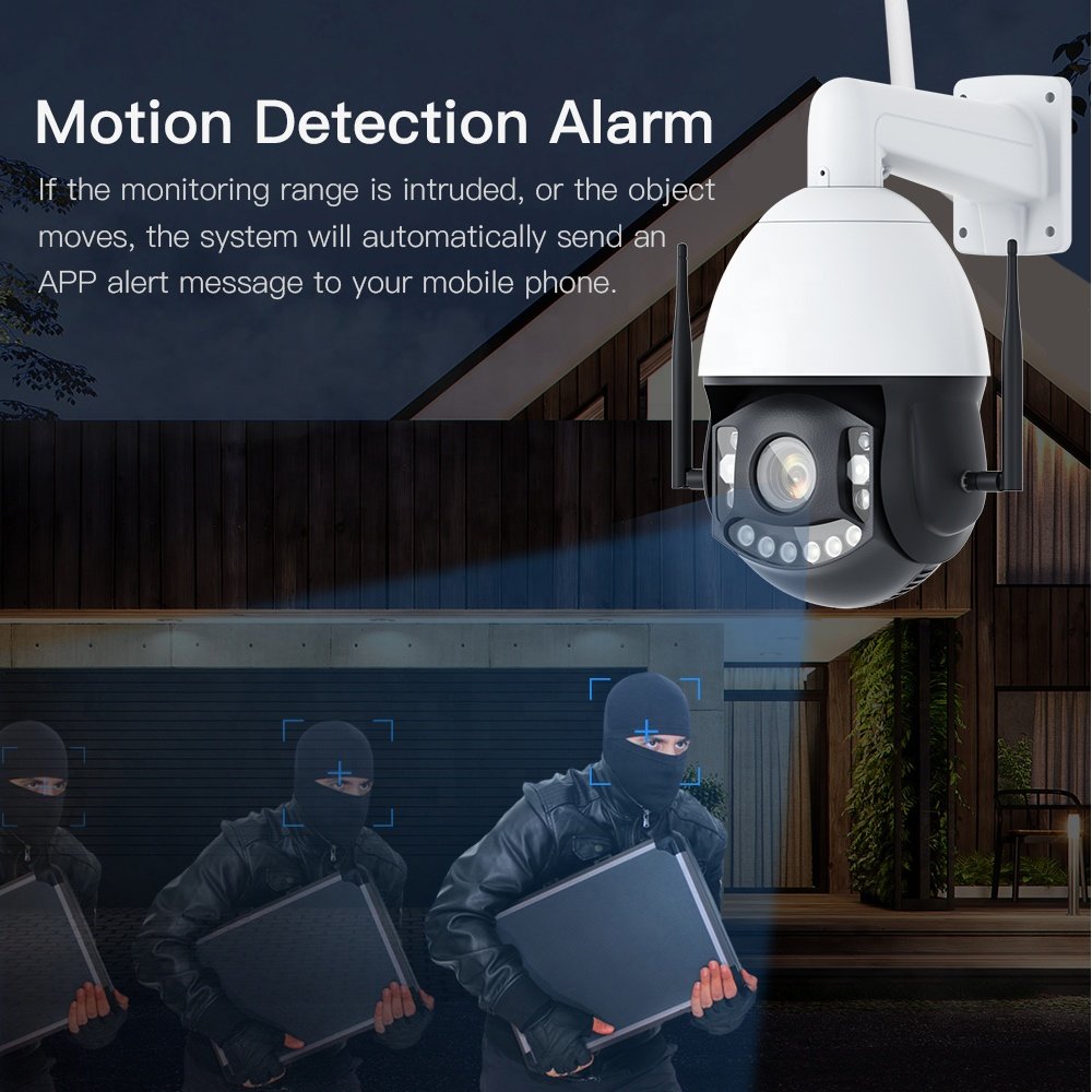 40X Waterproof 5Mp 4G Sim Card Security Camera 360 4G Network Security Camera With Sim Card Slot