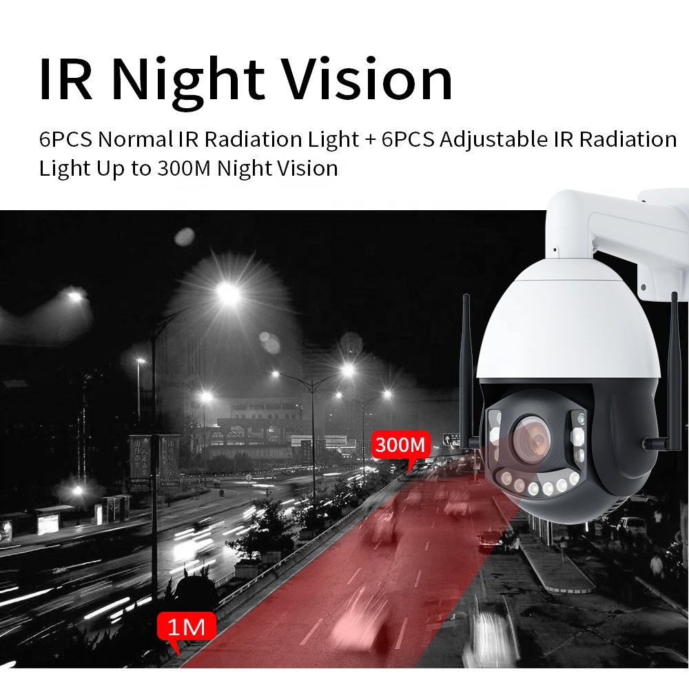 40X Waterproof 5Mp 4G Sim Card Security Camera 360 4G Network Security Camera With Sim Card Slot