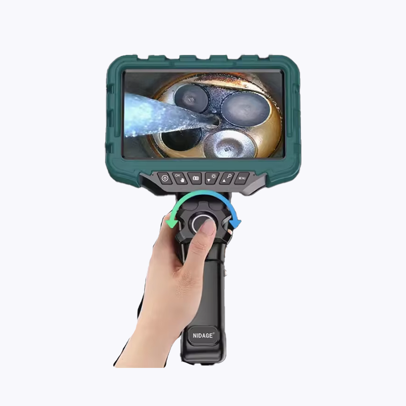 7-inch 6mm lens Waterproof IP68 Industrial Pipeline Drain Endoscope Plumbing Snake Camera Industrial Endoscope Pipe Inspection