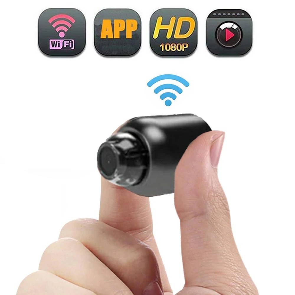 X5 Mini IP Camera Security Wireless 1080P Clear Night Vision Lightweight Home Office Portable Surveillance Camera
