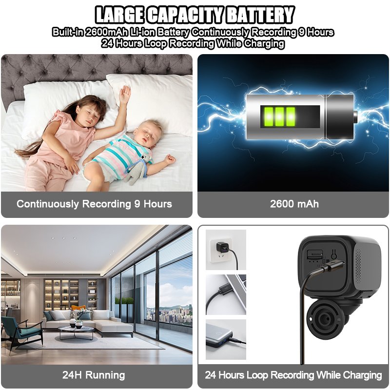 Hd 1080p Wifi Wireless Security Ip Infrared Night Vision Video Camcorder Mini Camera De Surveillance