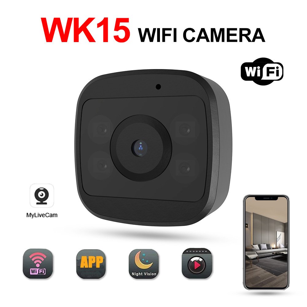 Wireless Recorder Baby Monitor Indoor Safety WiFi Camera HD Night Vision Video Mini Camera