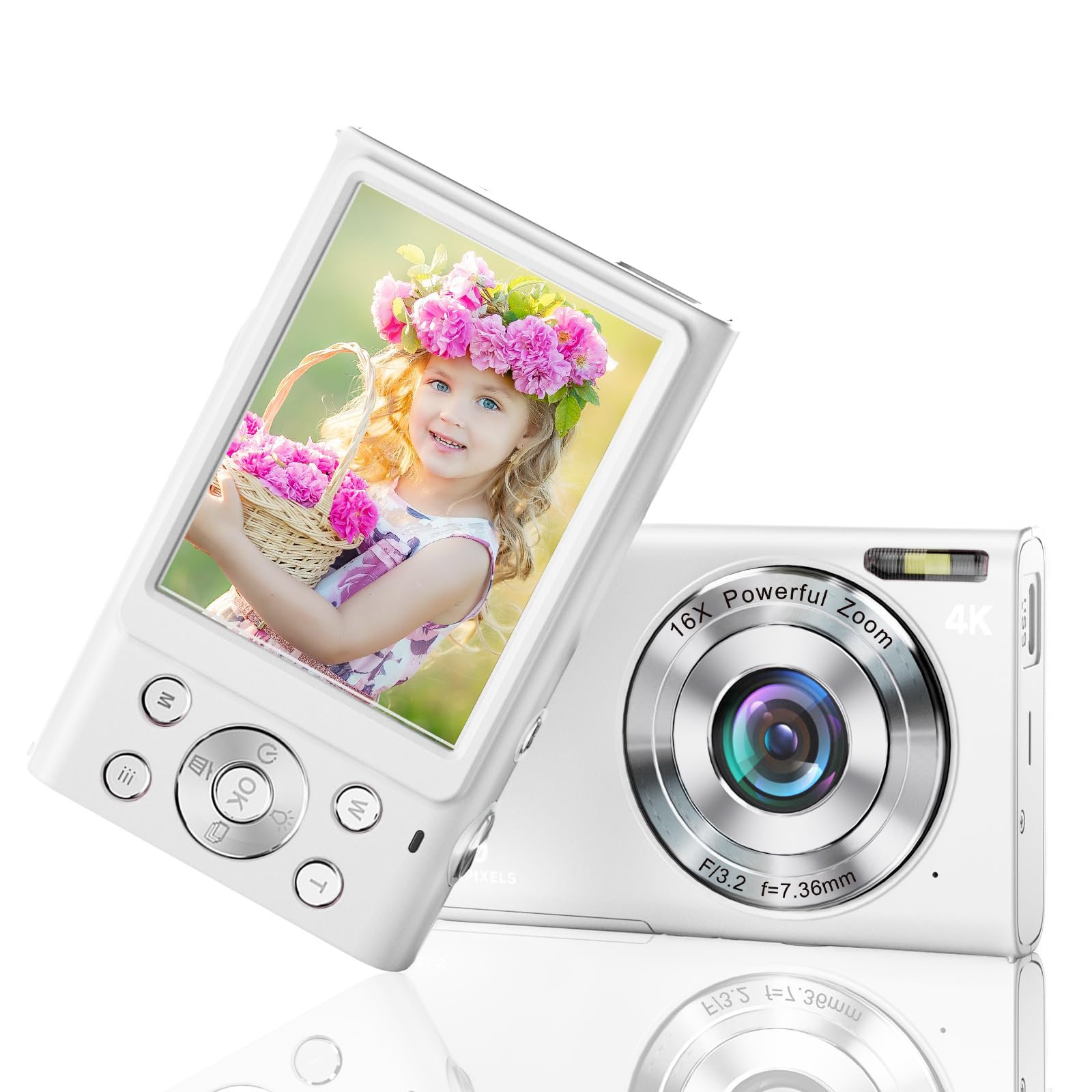 48 Mega pixels 4K Video Camera portable Resolution Birthday Gifts Digital mini Camera Shockproof Camera 2.88 Inch IPS Screen