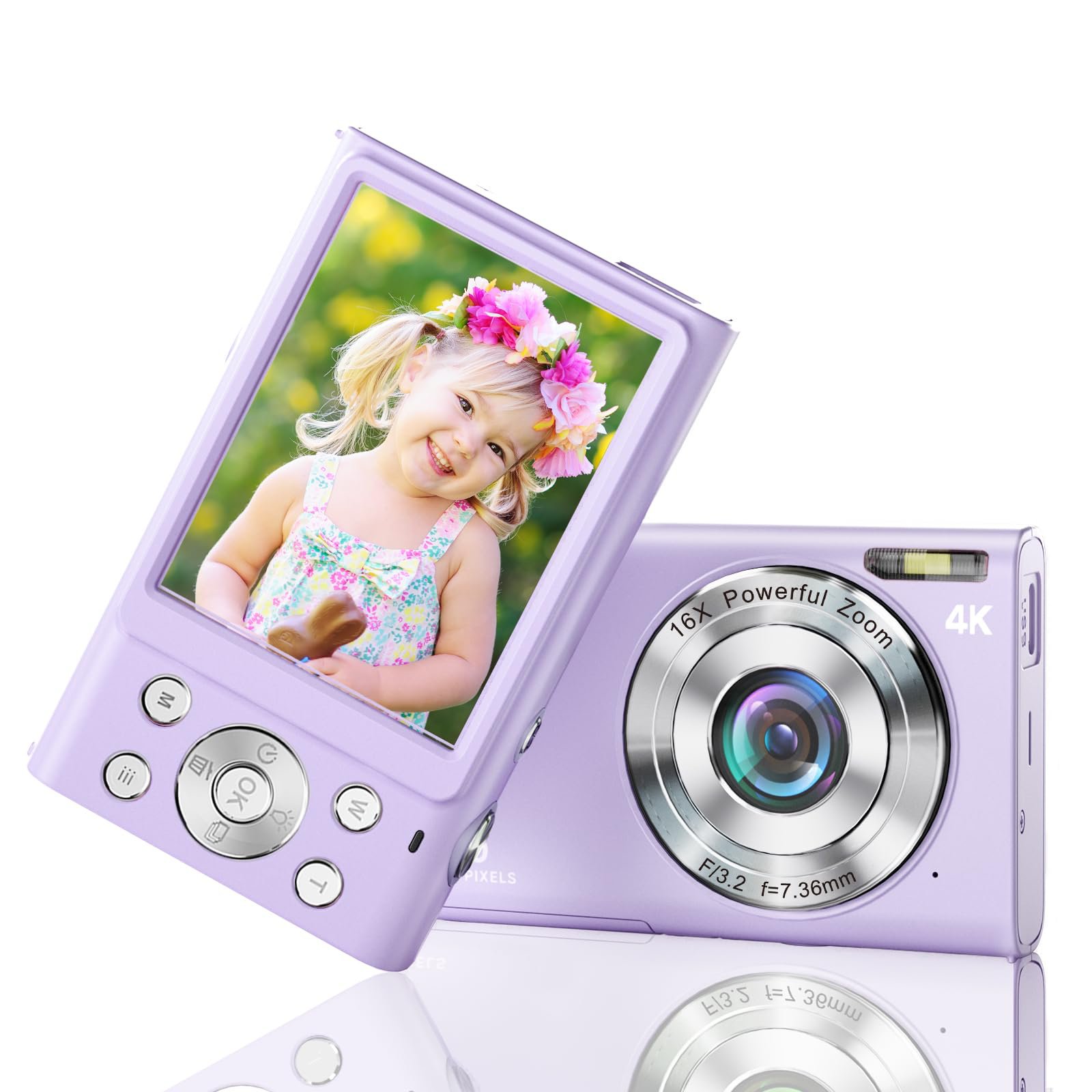 48 Mega pixels 4K Video Camera portable Resolution Birthday Gifts Digital mini Camera Shockproof Camera 2.88 Inch IPS Screen