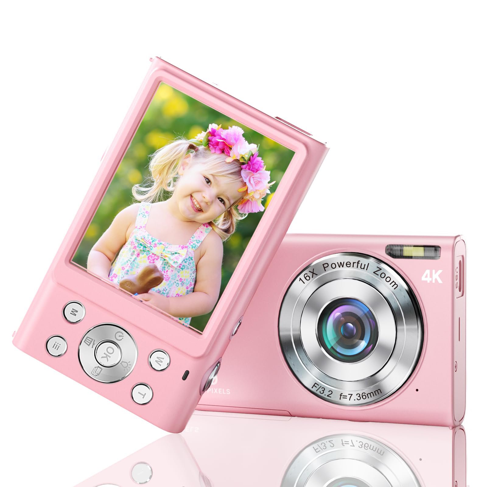 48 Mega pixels 4K Video Camera portable Resolution Birthday Gifts Digital mini Camera Shockproof Camera 2.88 Inch IPS Screen
