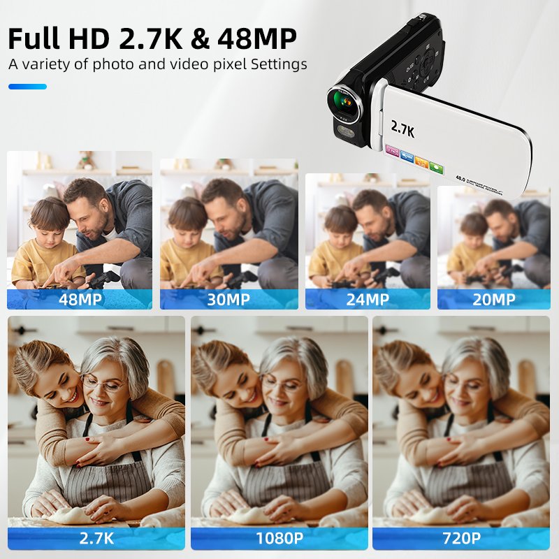 New Popularity Hd 2.7K Dv Mini Body Portable Camera Video Camcorder