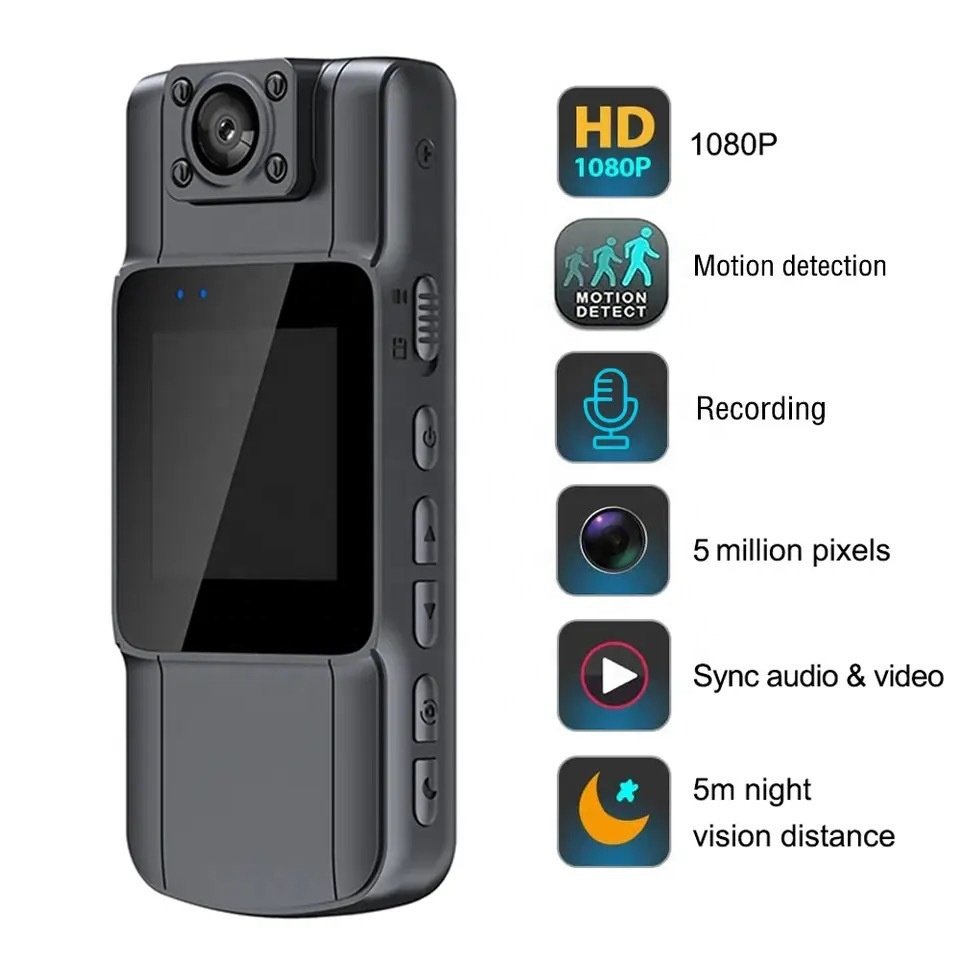 L11 2K HD WIFI Body Camera Outdoor Law Enforcement Camcorder mini dv camera IP65 Waterproof Night Vision 180 Rotate Recorder