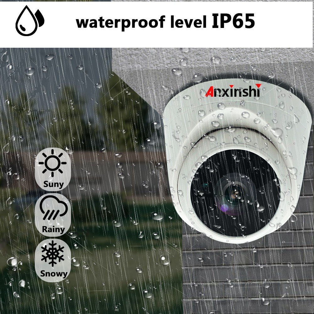 8MP Sony IMX415 lens 2.8 HD cctv camera high waterproof level Network Camera security small size ip camera