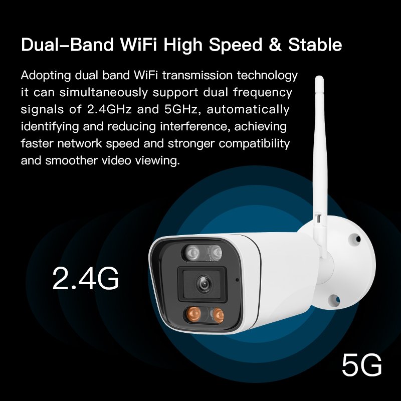 Outdoor Wireless IP Cctv Camera Night Vision Waterproof PTZ Features Security Network-Human Motion Tracking Cloud Wifi Camera