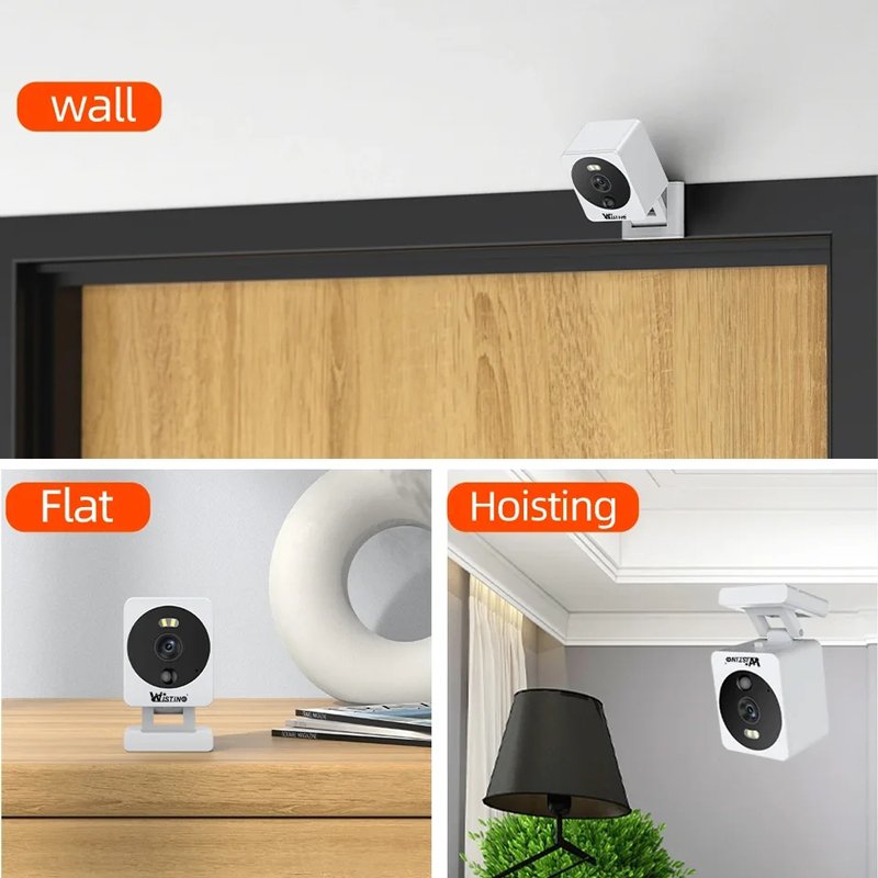 Wistino 3K 2024 indoor cctv wifi security cameras multi-function 120 degree wide angle wifi camera