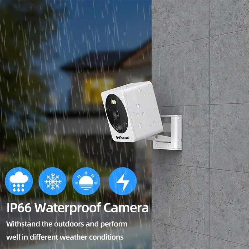 Wistino 3K 2024 indoor cctv wifi security cameras multi-function 120 degree wide angle wifi camera