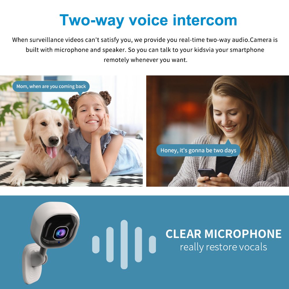 mini digital camera A3 HD surveillance equipment night vision full color voice WiFi mini camera Record and monitor life