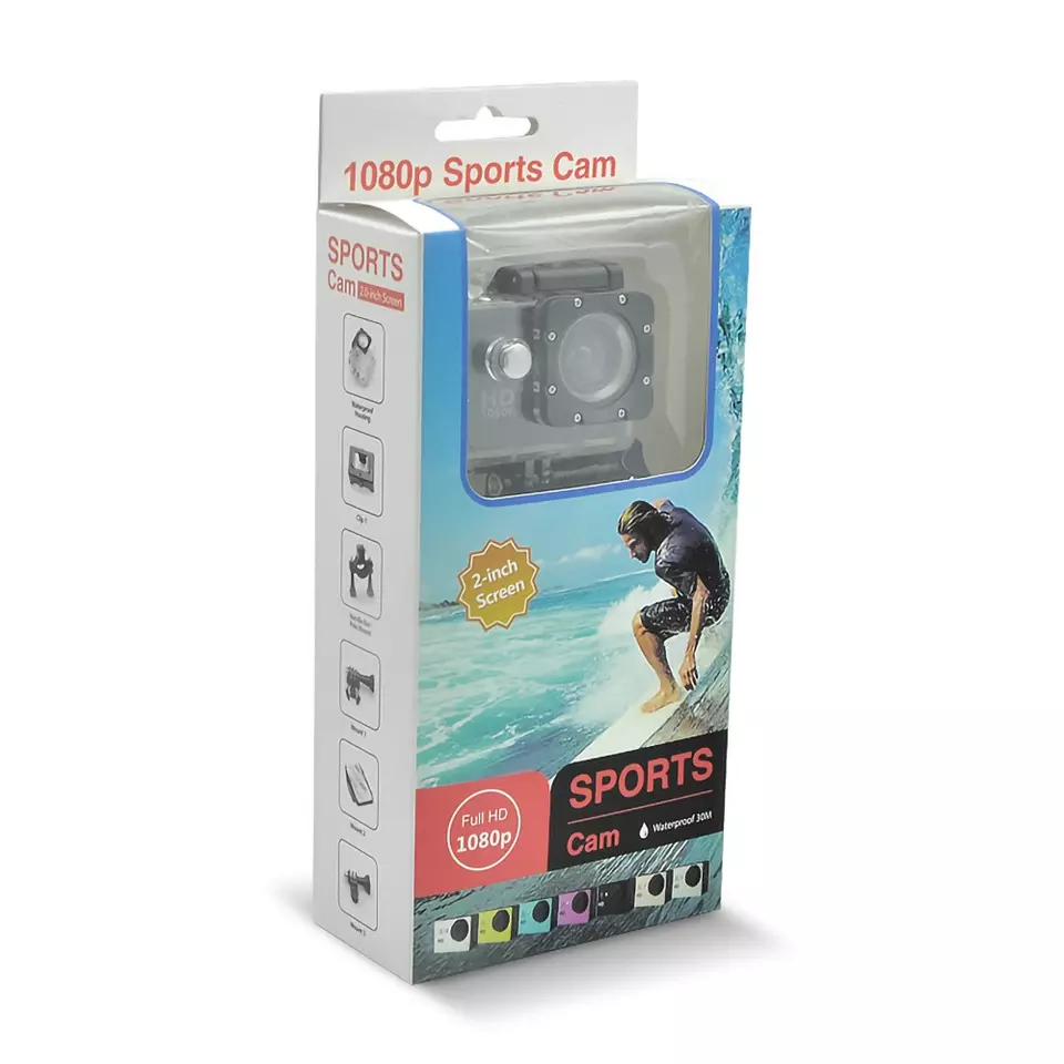 Factory Price Action Camera sports camera HD 1080p mini camcorders G pro 9 motorcycle helmet slow motion Camera video full hd