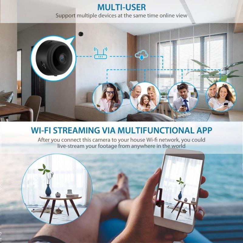 A9 Mini Camera WiFi Camera 1080p HD Micro Voice Recorder Wireless Mini Camcorders Video Surveillance IP Camera Home Security