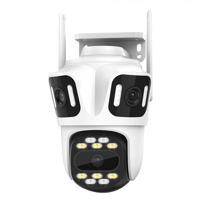 Good sell Outdoor Wifi Camera Wi-fi Three Lens Three Screen Security PTZ Camera 3MP cctv outdoor camera